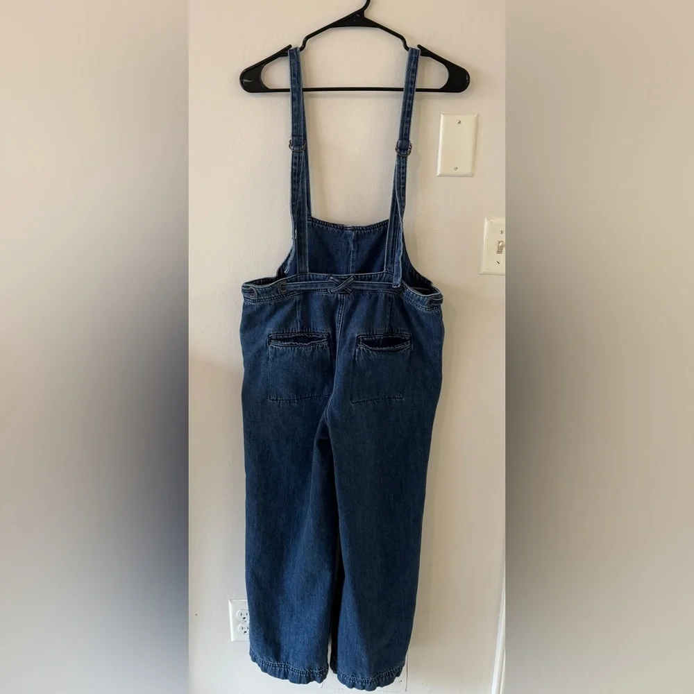 Free People Strappy Denim One Piece in Abyss Blue Size XS - Picture 3 of 11